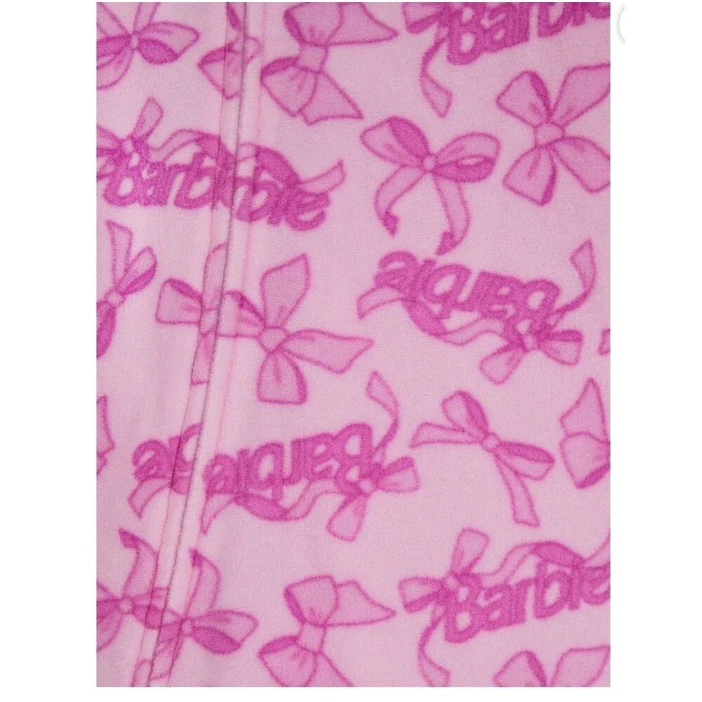 Barbie Pink 1 Piece blanket Sleeper size 5T